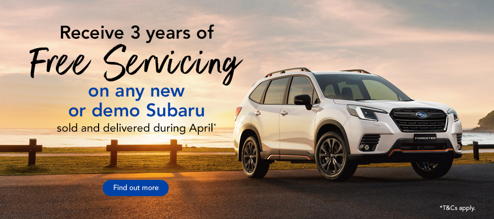Subaru Free Servicing Offer April 2024